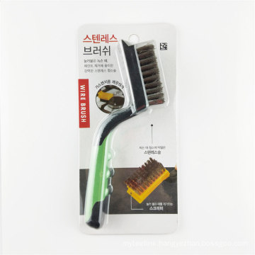 Latest hot selling home use wire brush handle brass brush customized wire brush